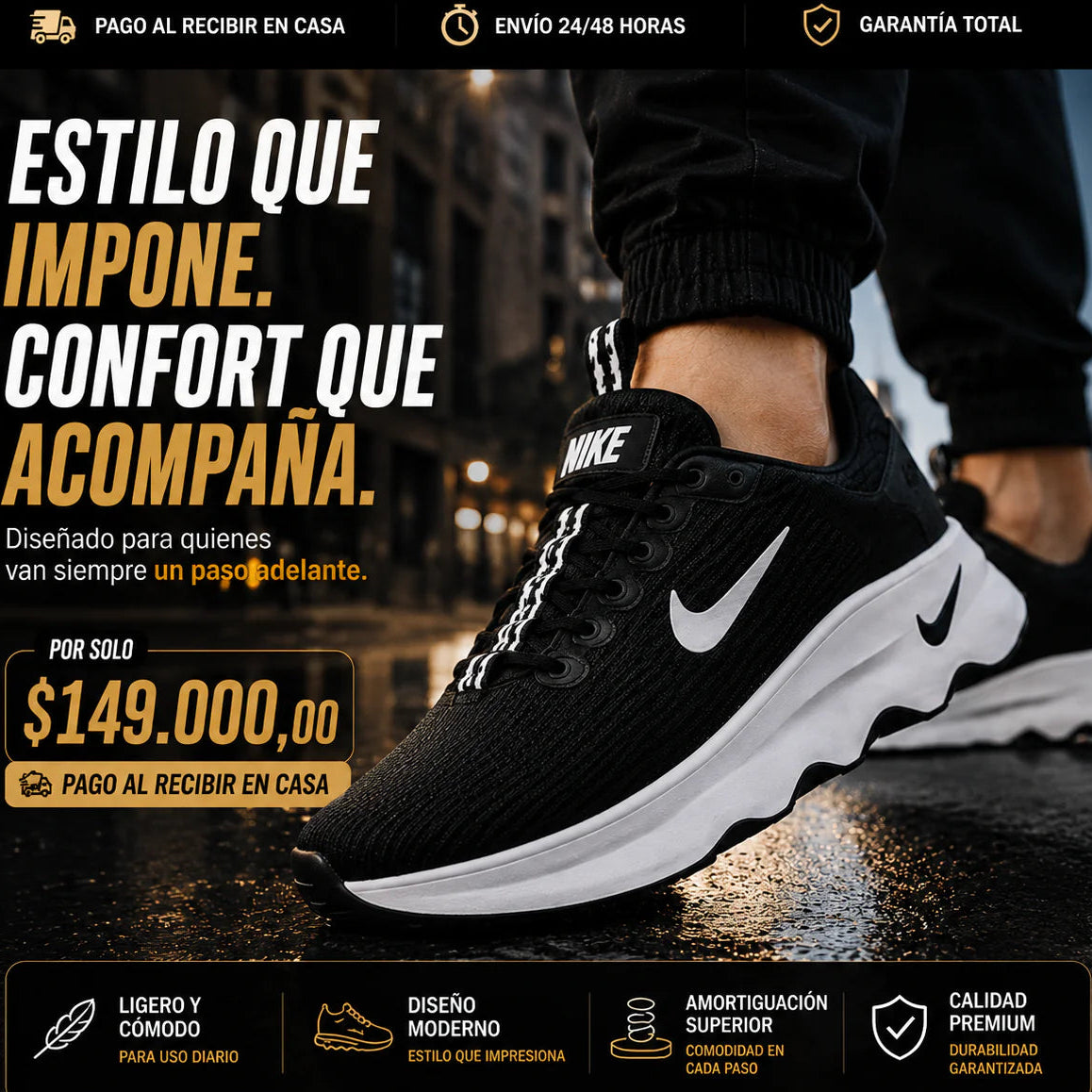 Nike Motiva — Estilo que Impone